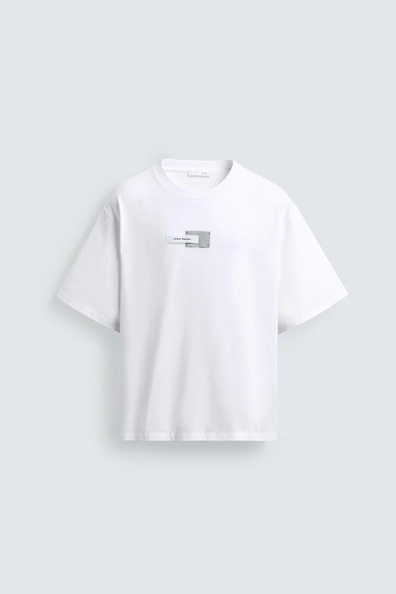 BOXY FIT LABEL T-SHIRT