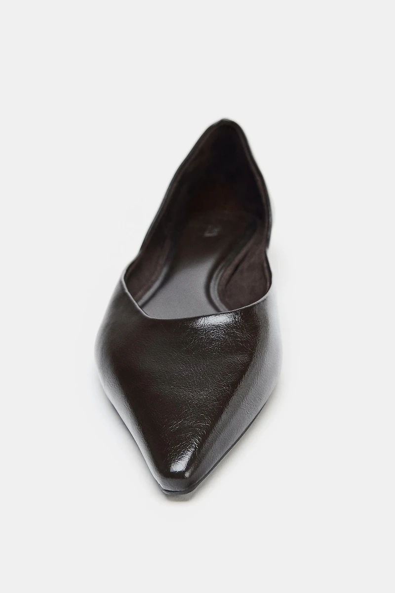 POINTED TOE FLATS