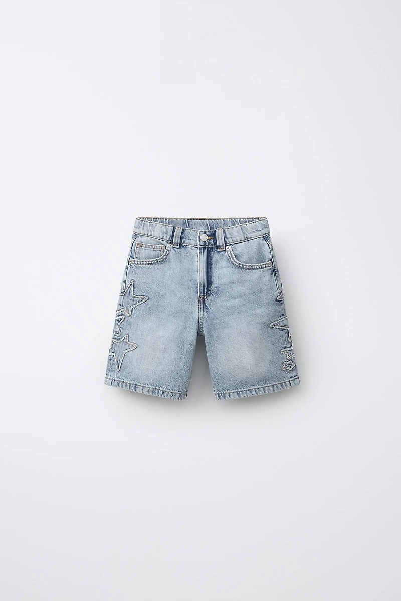 BERMUDA EN JEAN ÉTOILES