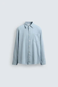 CHEMISE JACQUARD DENIM AARON LEVINE X ZARA