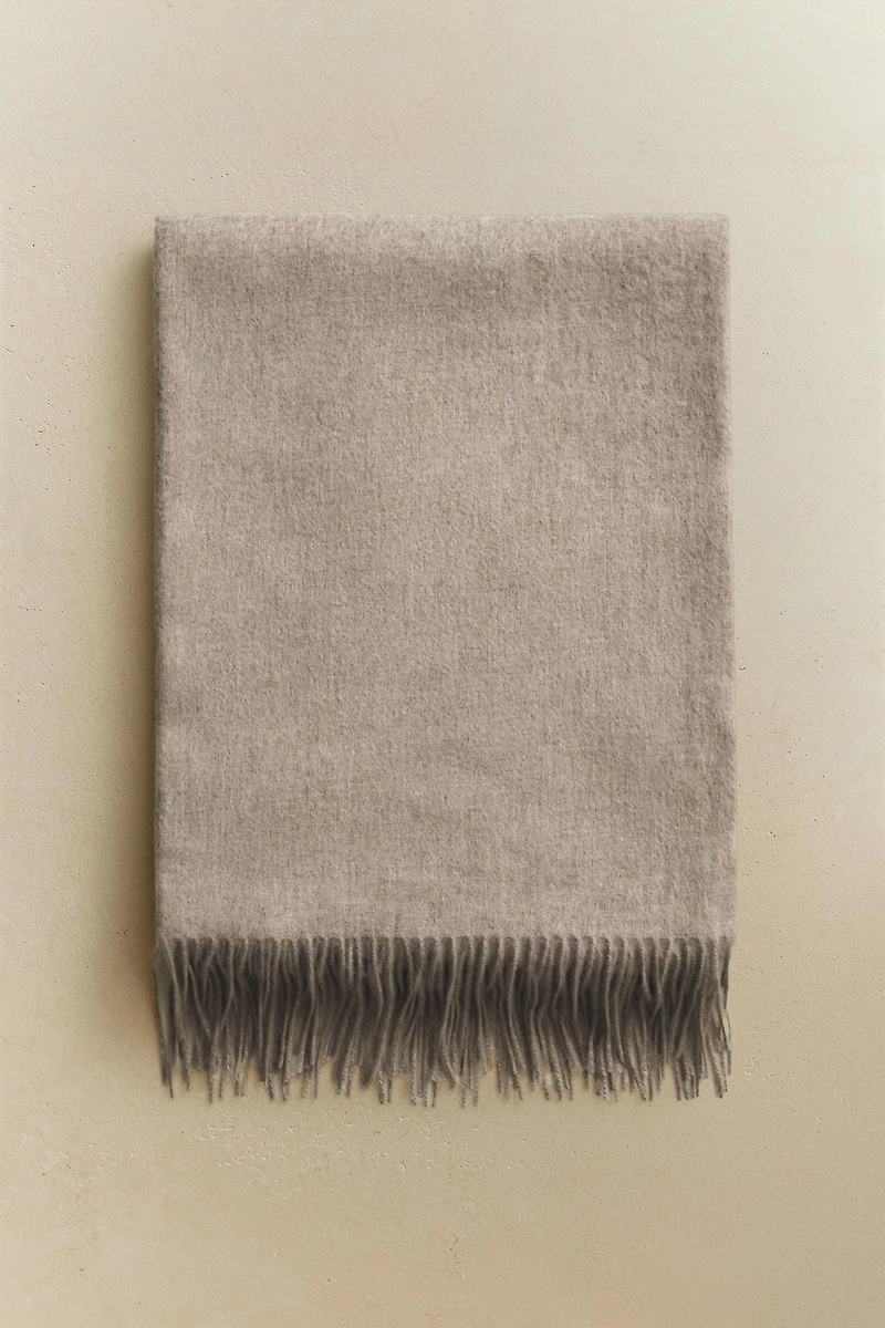 WOOL AND CASHMERE BLANKET