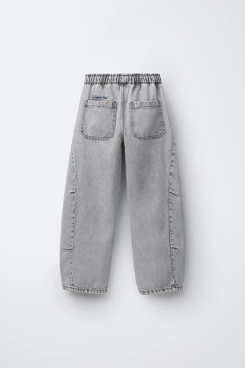 PANTALON DENIM BARREL