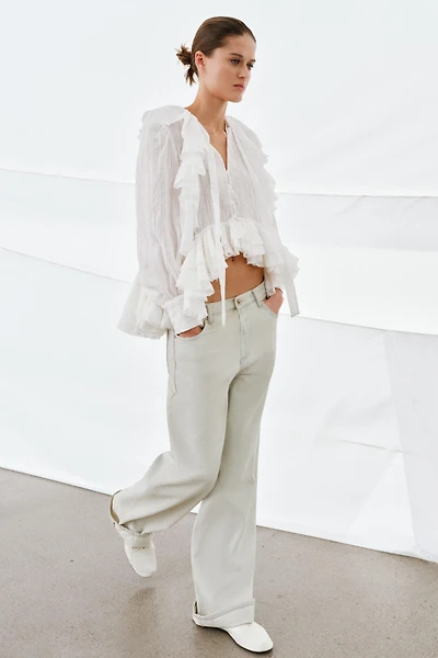 ZW COLLECTION RUFFLED SHIRT