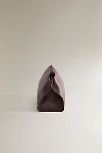 MINIMAL LEATHER MAKEUP BAG