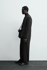 WOOL BLEND SUIT PANTS