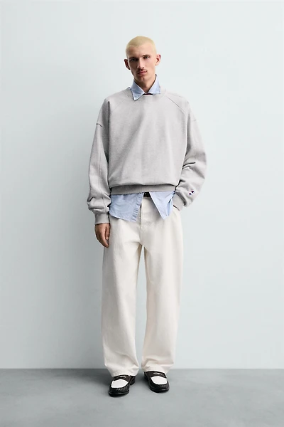 SWEAT RAS DE COU À PIÈCES CHAMPION ® X ZARA
