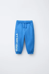 TEXT JOGGER PANTS