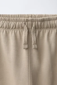 STRAIGHT INTERLOCK PLUSH PANTS