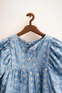 ZARA TIMELESS - ROBE FLEURS BRODÉES