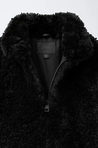 VESTE EFFET FOURRURE