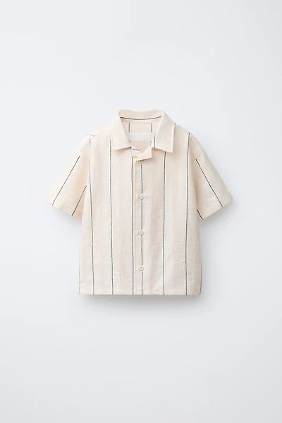 STRIPED TEXTURED SHIRT