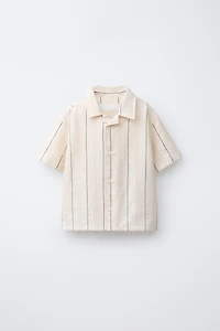 STRIPED TEXTURED SHIRT