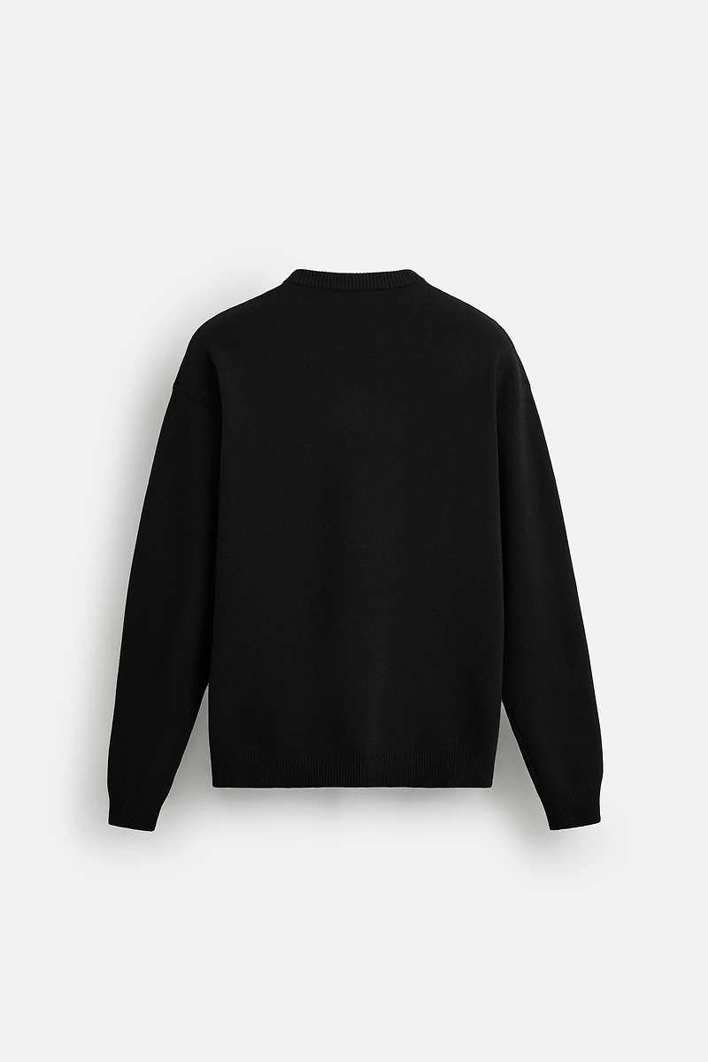 SOFT TEXTURED KNIT SWEATER