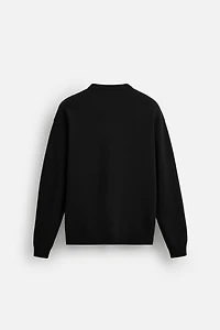 SOFT TEXTURED KNIT SWEATER