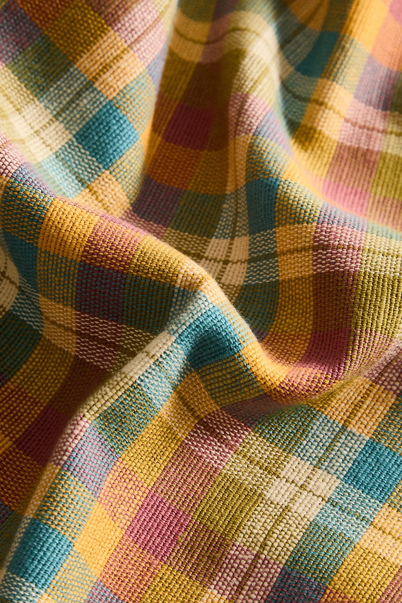 DYED THREAD TABLECLOTH