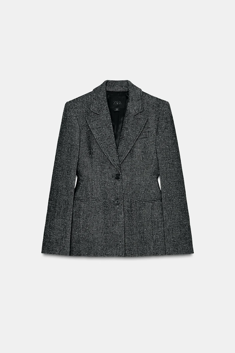 BLAZER PÉPLUM AVEC LAINE ZW COLLECTION