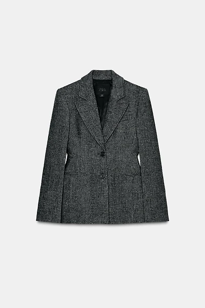 BLAZER PÉPLUM AVEC LAINE ZW COLLECTION