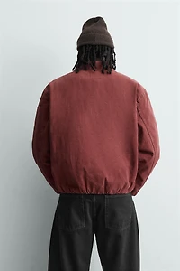 VESTE EN DENIM MATELASSÉE