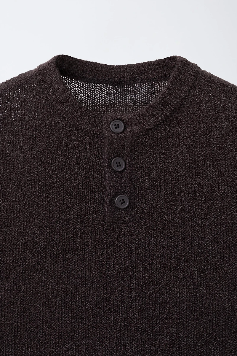 RUSTIC KNIT T-SHIRT