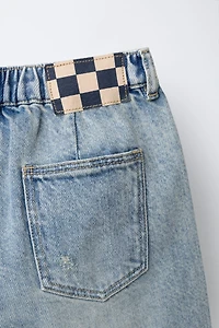 JEANS BARREL DÉCHIRURES