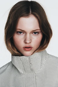PLAID NYLON JACKET