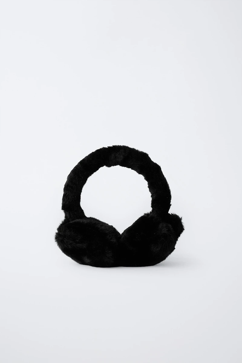 STAR FAUX FUR EARMUFFS