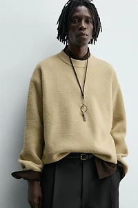 RELAXED FIT TEXTURED JUMPER