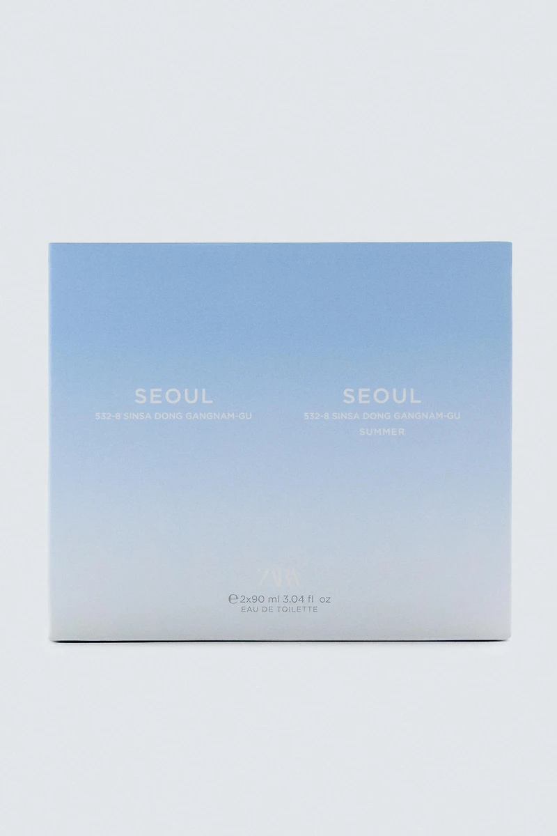 SEOUL + SEOUL SUMMER EDT 2 X 90 ML (3.04 FL. OZ)