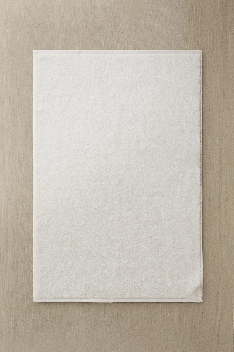 TAPIS DE BAIN COTON POINT DE RIZ