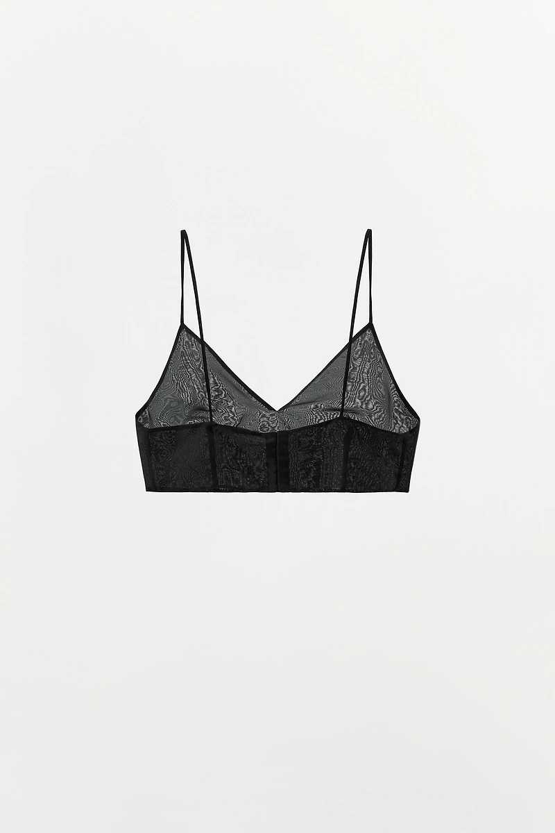 100% SILK CROP TOP
