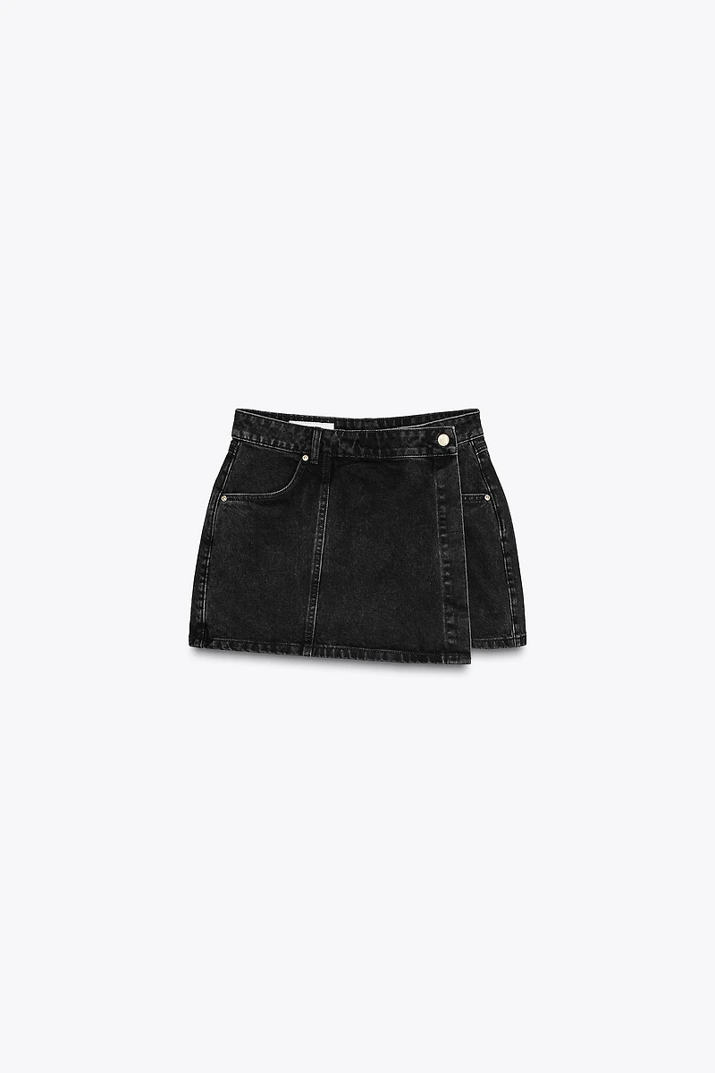 Z1975 WRAP DENIM SKORT