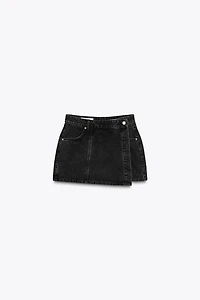 Z1975 WRAP DENIM SKORT