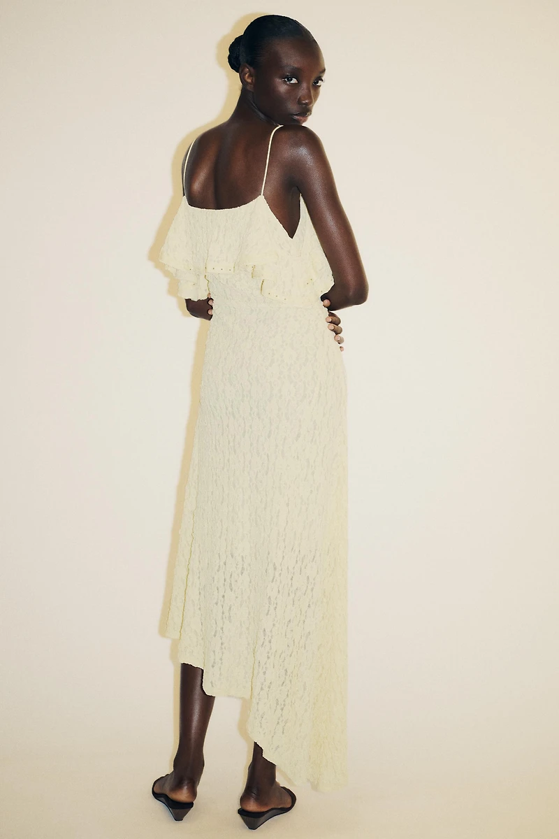 STUDDED LACE DRESS