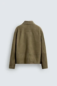 LEATHER POCKET JACKET