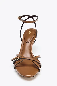 STRAPPY HEELED SANDALS