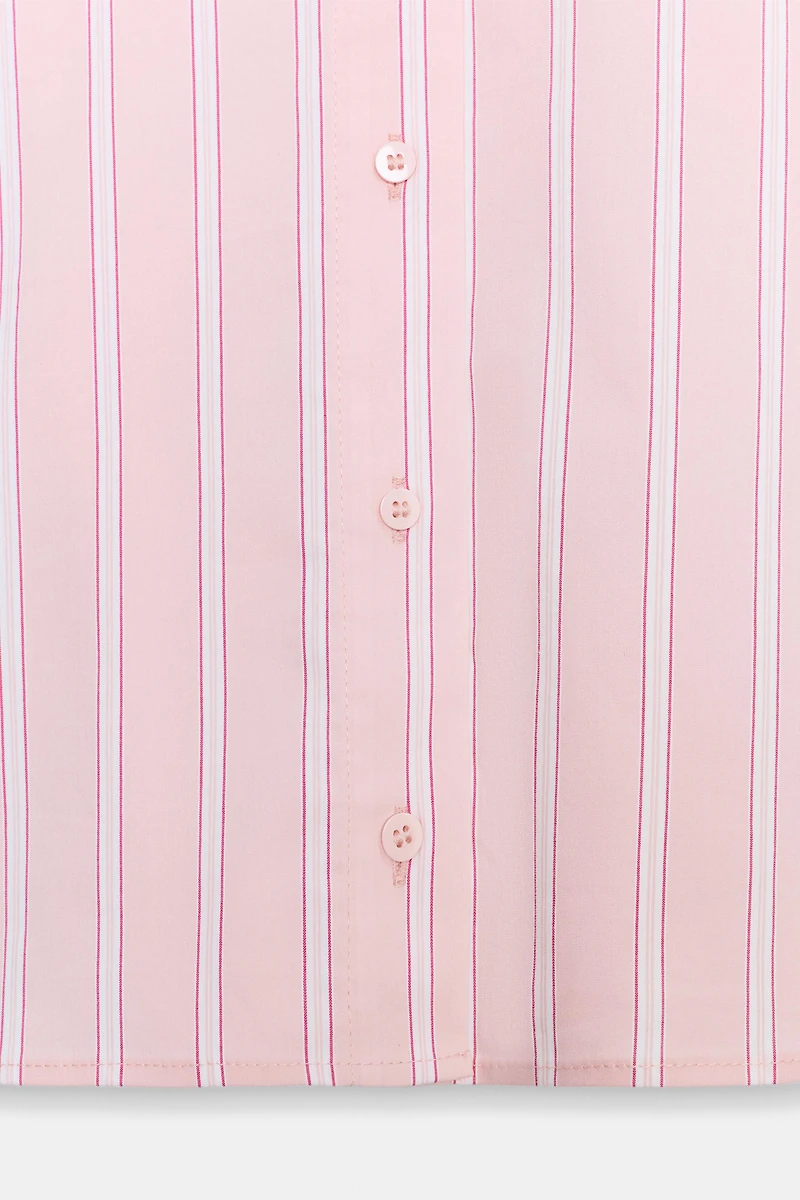 WIDE ARMHOLE STRIPED SHIRT
