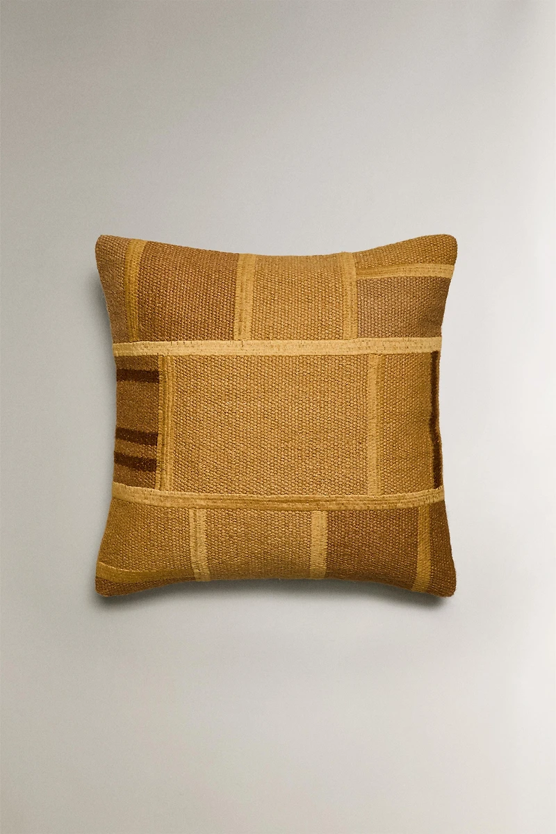 HOUSSE DE COUSSIN KILIM PATCHWORK