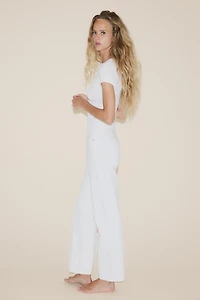 HIGH-WAISTED TRF MOM FIT JEANS