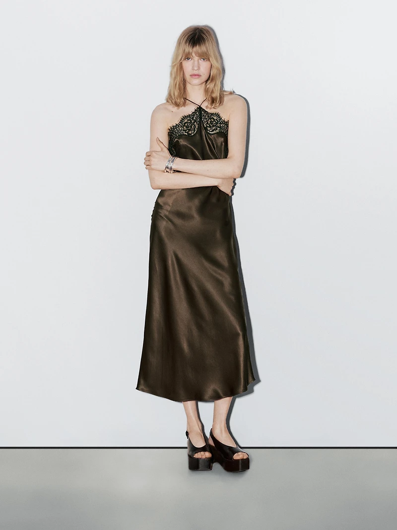 Satin camisole dress - Studio