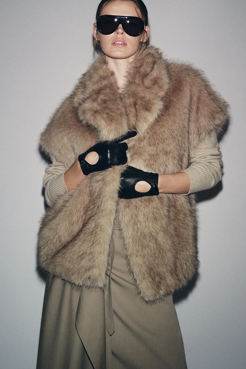 ZW COLLECTION LIMITED EDITION FAUX FUR VEST