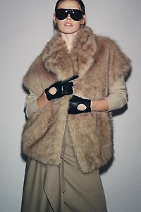 ZW COLLECTION LIMITED EDITION FAUX FUR VEST