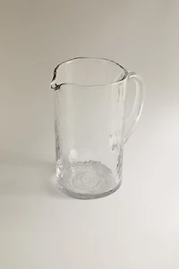 PICHET EN VERRE MARTELÉ