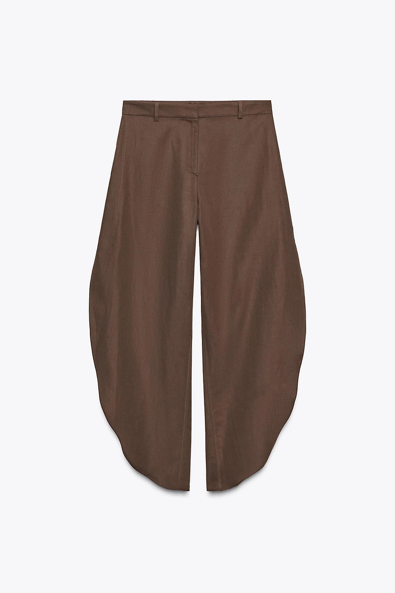 ZW COLLECTION WIDE-LEG PANTS WITH VENTS