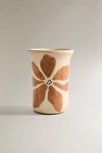 PAINTED FLOWERS VASE