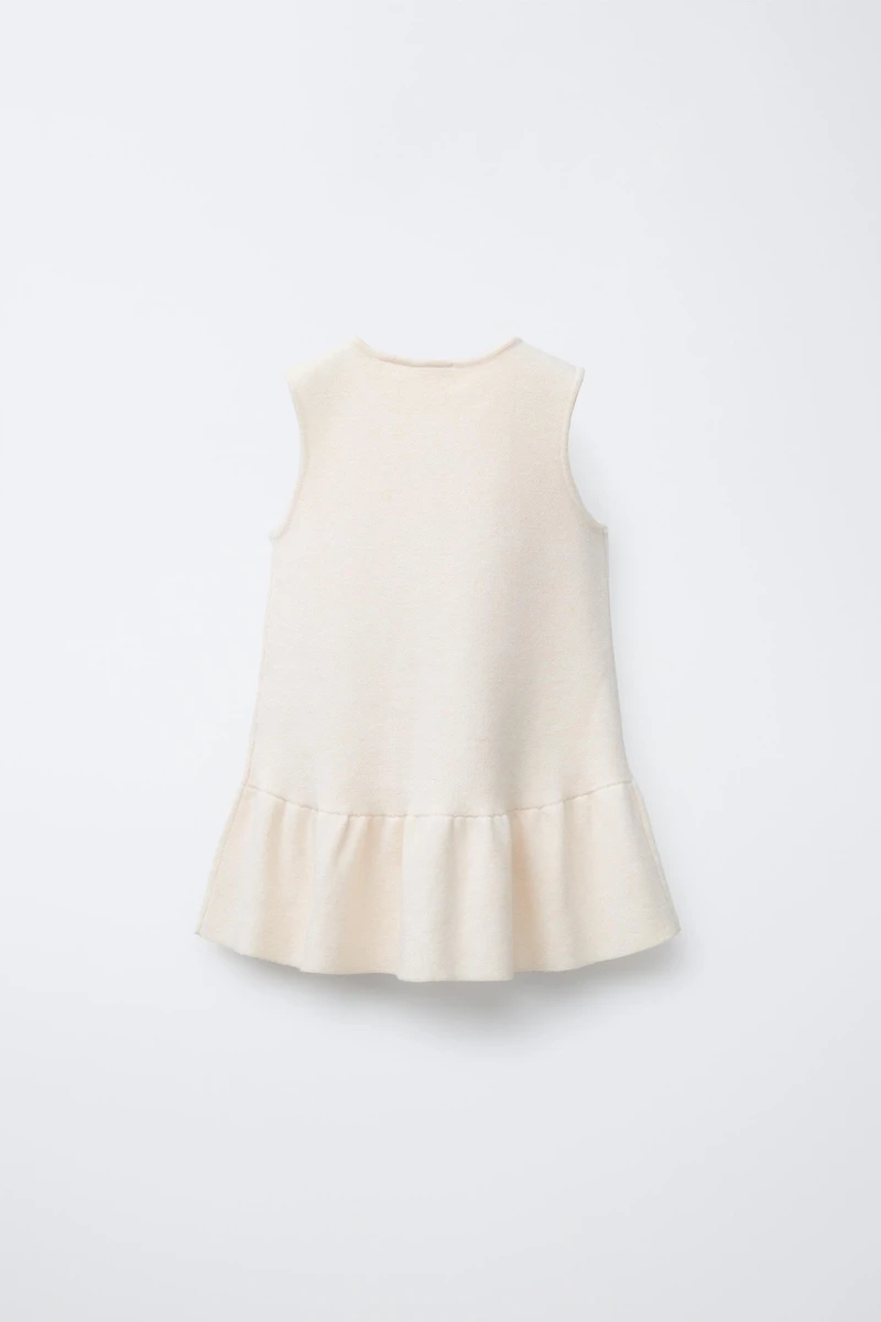 Knit Dress with Bows