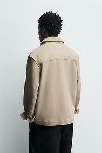 COMFORT TEXTURED OVERSHIRT
