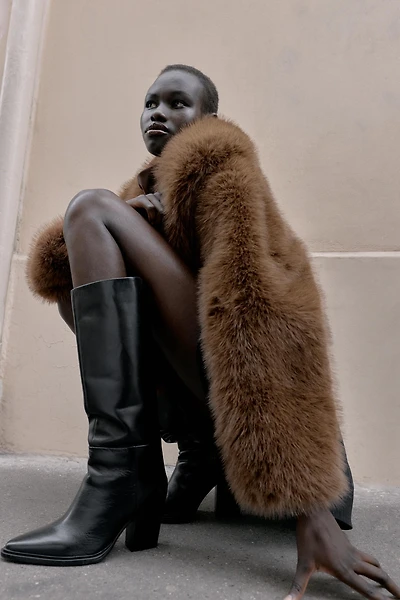 BOTTE EN CUIR COW-BOY