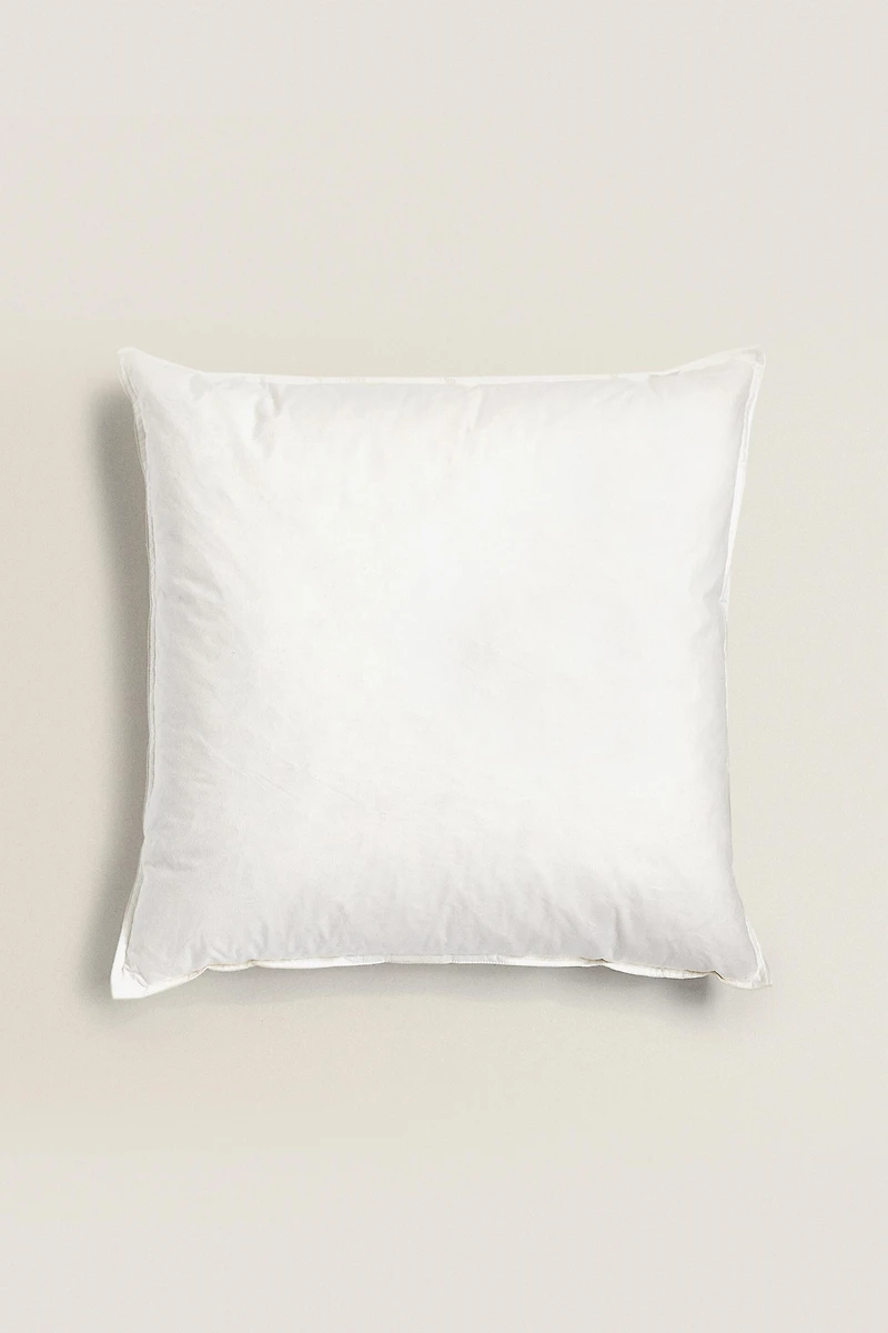 FEATHER PILLOW WITH A COTTON COVER (AND CUSHION FILLING)