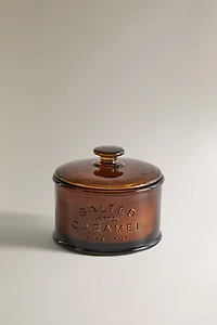 G) SALTED CARAMEL SCENTED CANDLE