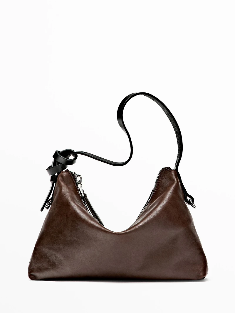 Small nappa leather bag
